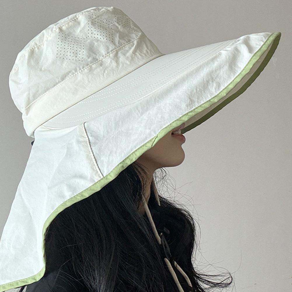 Hat Floppy Wide - Breathable Sun Hat with Drawstring Women’s