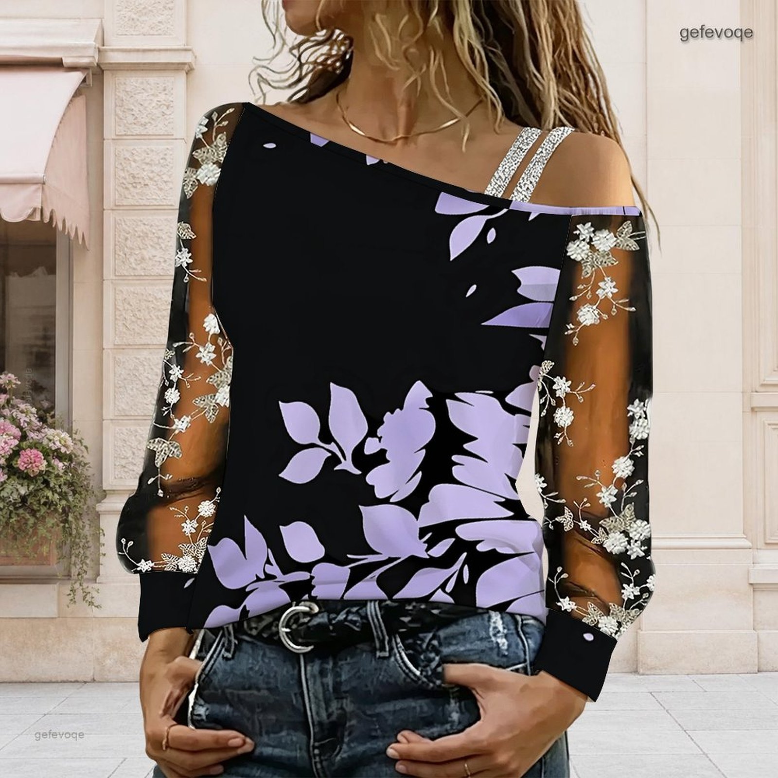 Women Off Shoulder Blouse Asym - Blouse Off Shoulder review and price