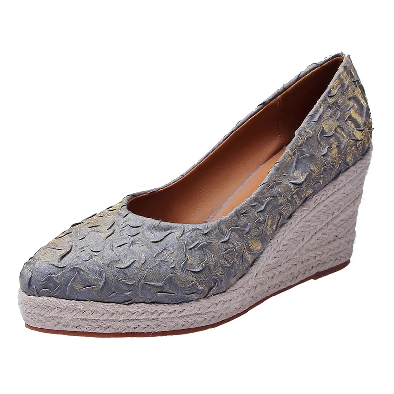 8cm Size 34-42 Breathable Comf - Wedge Espadrille Women review and price