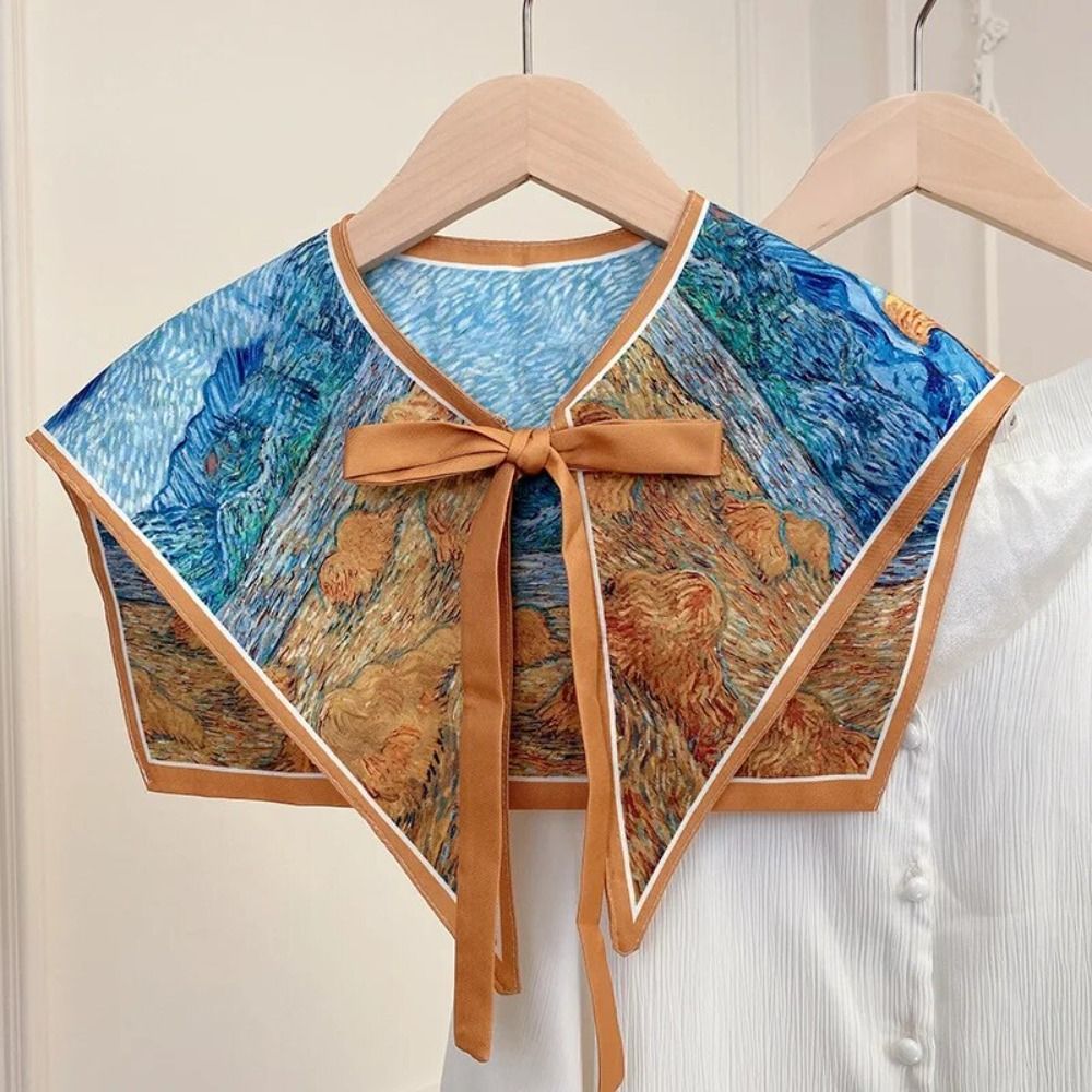 Floral Pattern Shirt Fake Coll - Blouse Off Shoulder review and price