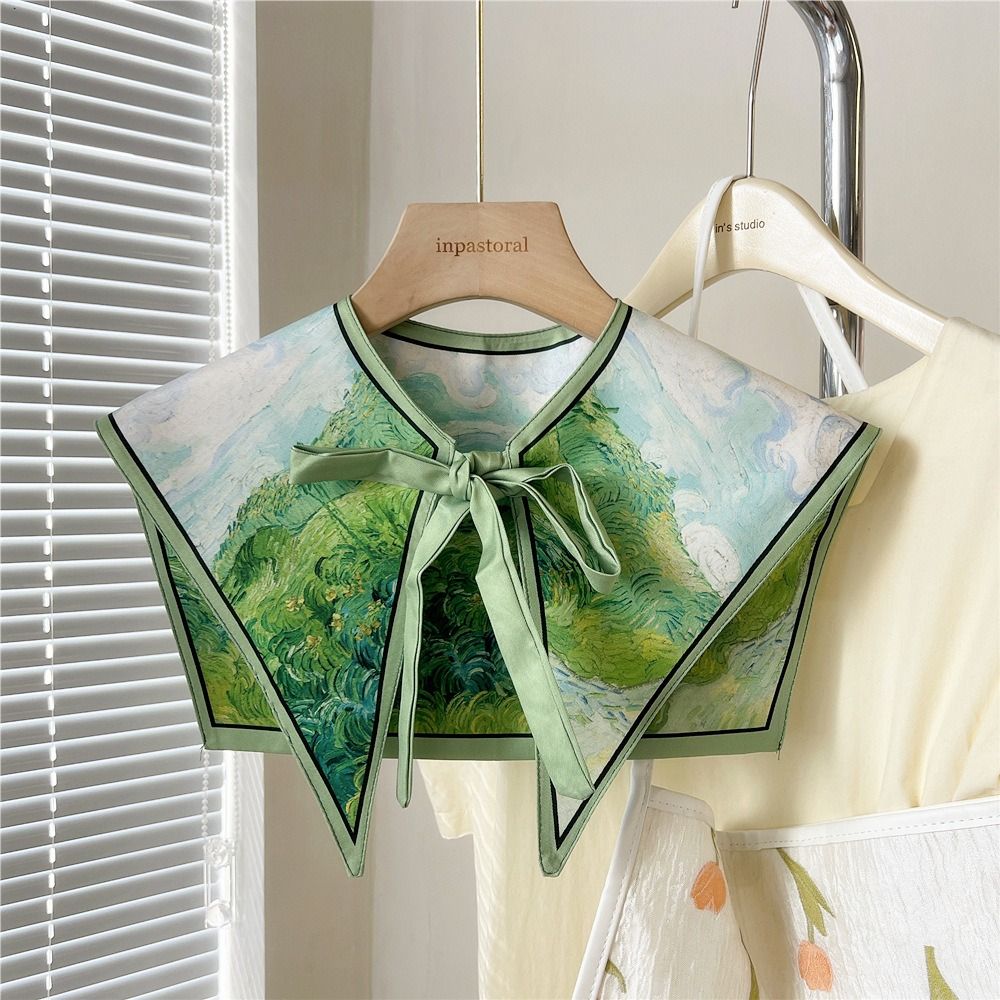 Floral Pattern Shirt Fake Coll - Blouse Off Shoulder review and price