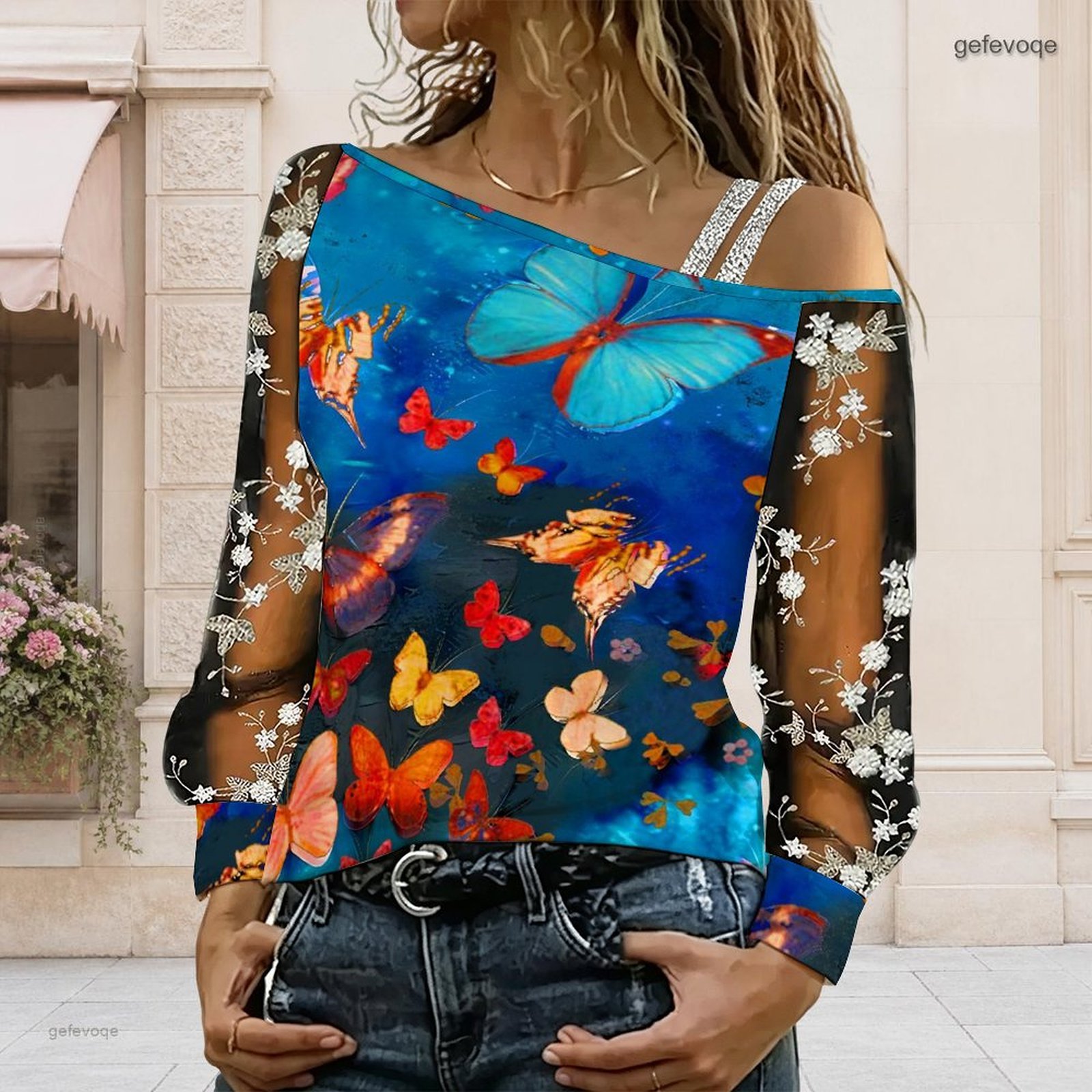 Women Off Shoulder Blouse Asym - Blouse Off Shoulder review and price