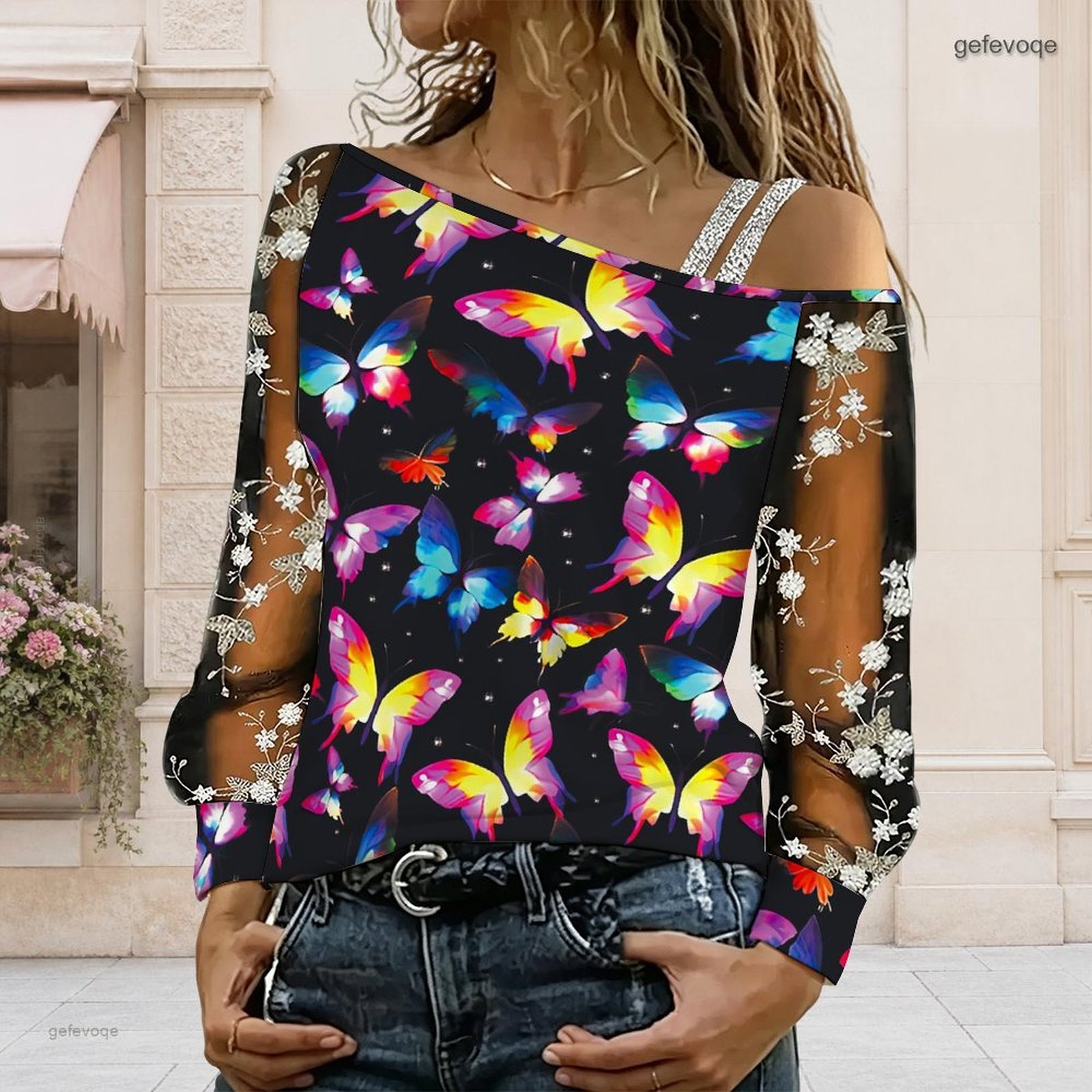 Women Off Shoulder Blouse Asym - Blouse Off Shoulder review and price
