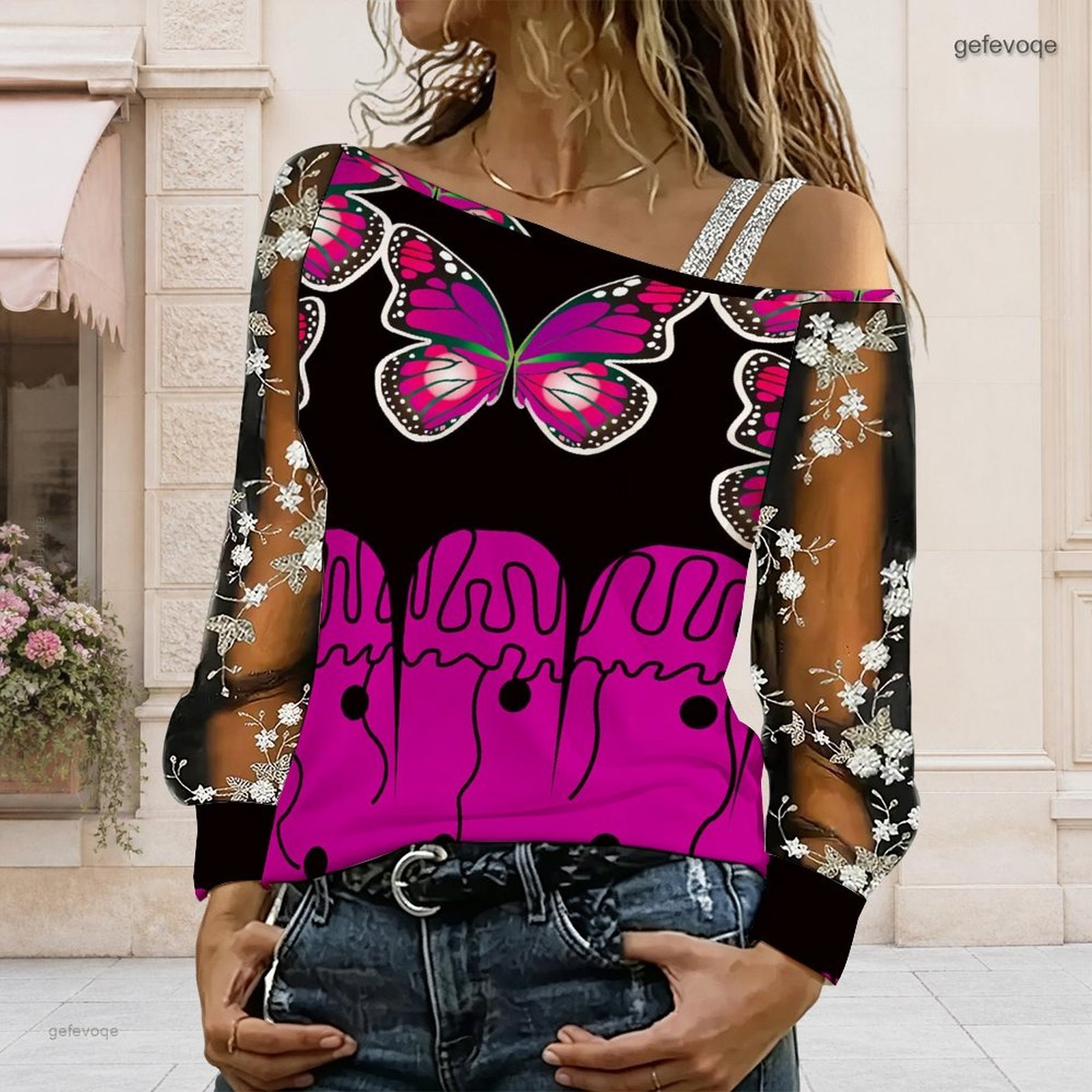 Women Off Shoulder Blouse Asym - Blouse Off Shoulder review and price