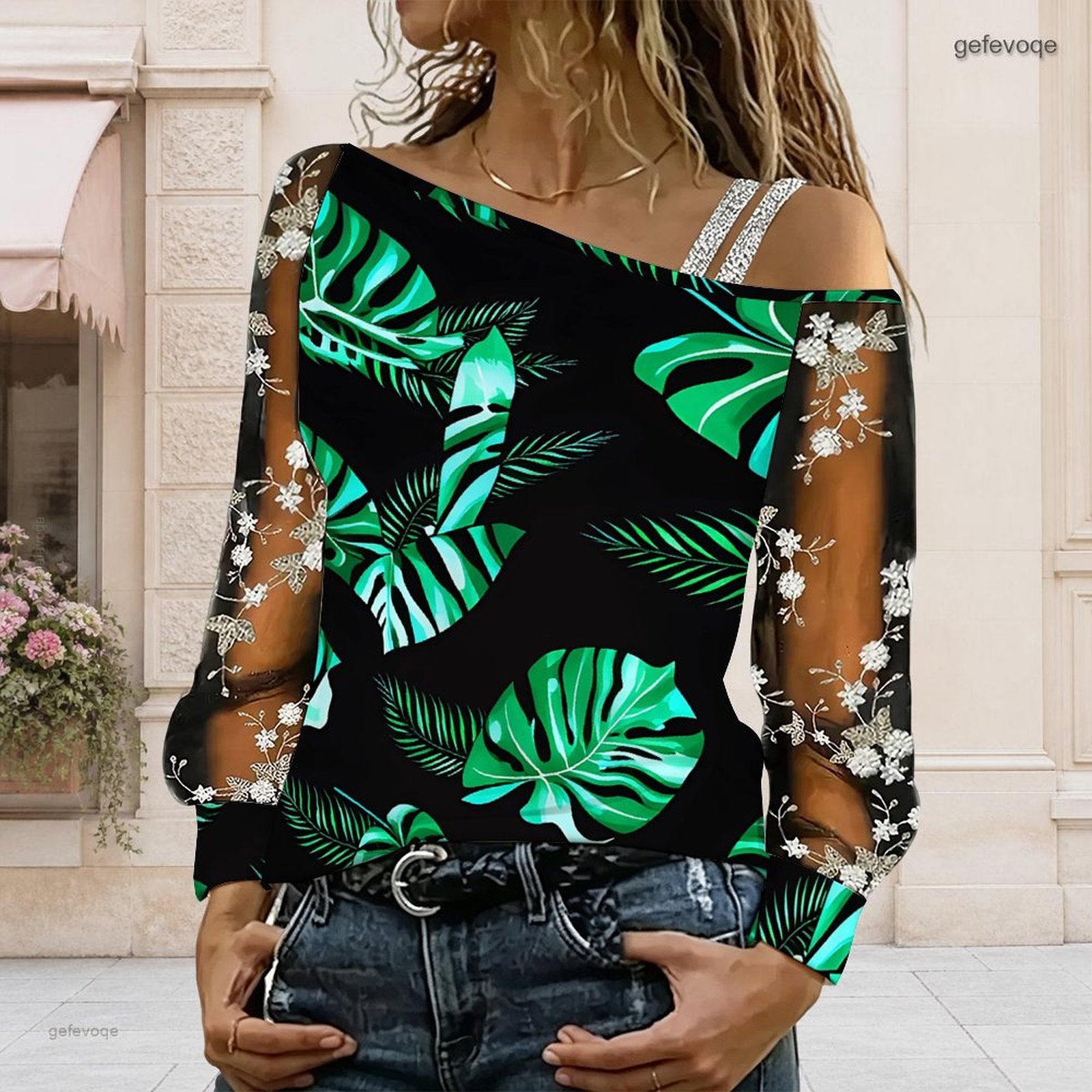 Women Off Shoulder Blouse Asym - Blouse Off Shoulder review and price