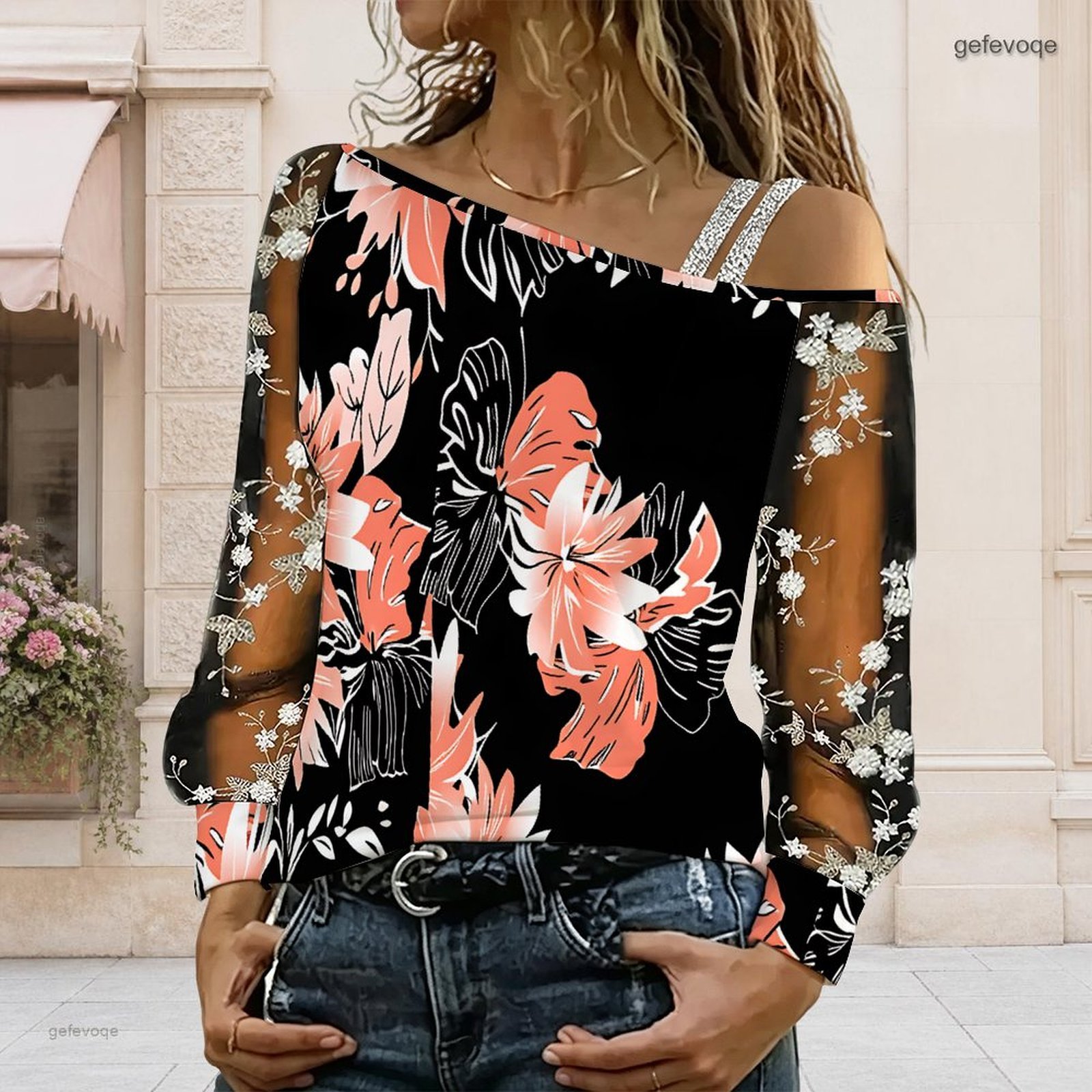 Women Off Shoulder Blouse Asym - Blouse Off Shoulder review and price