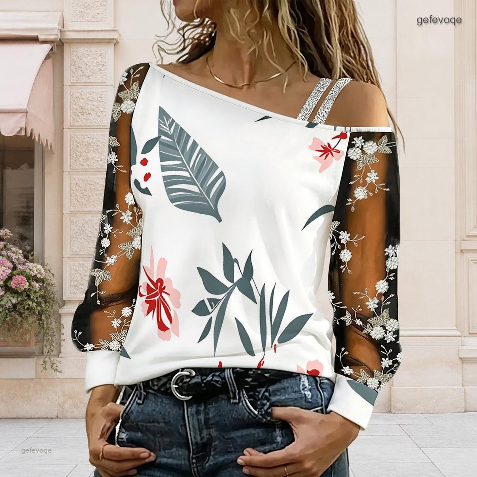 Women Off Shoulder Blouse Asym - Blouse Off Shoulder review and price