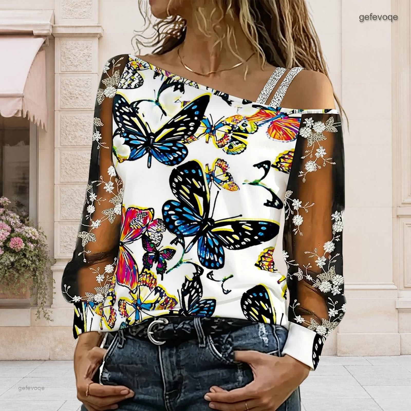 Women Off Shoulder Blouse Asym - Blouse Off Shoulder review and price