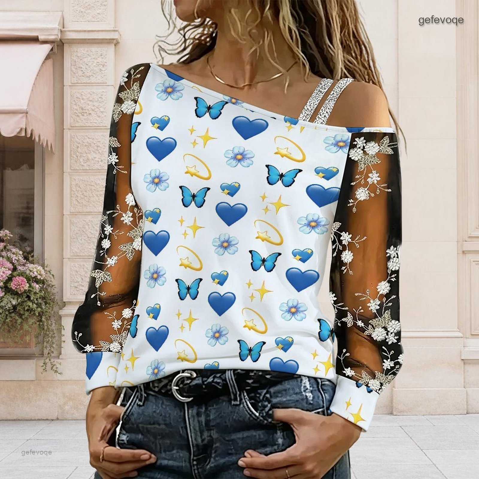 Women Off Shoulder Blouse Asym - Blouse Off Shoulder review and price