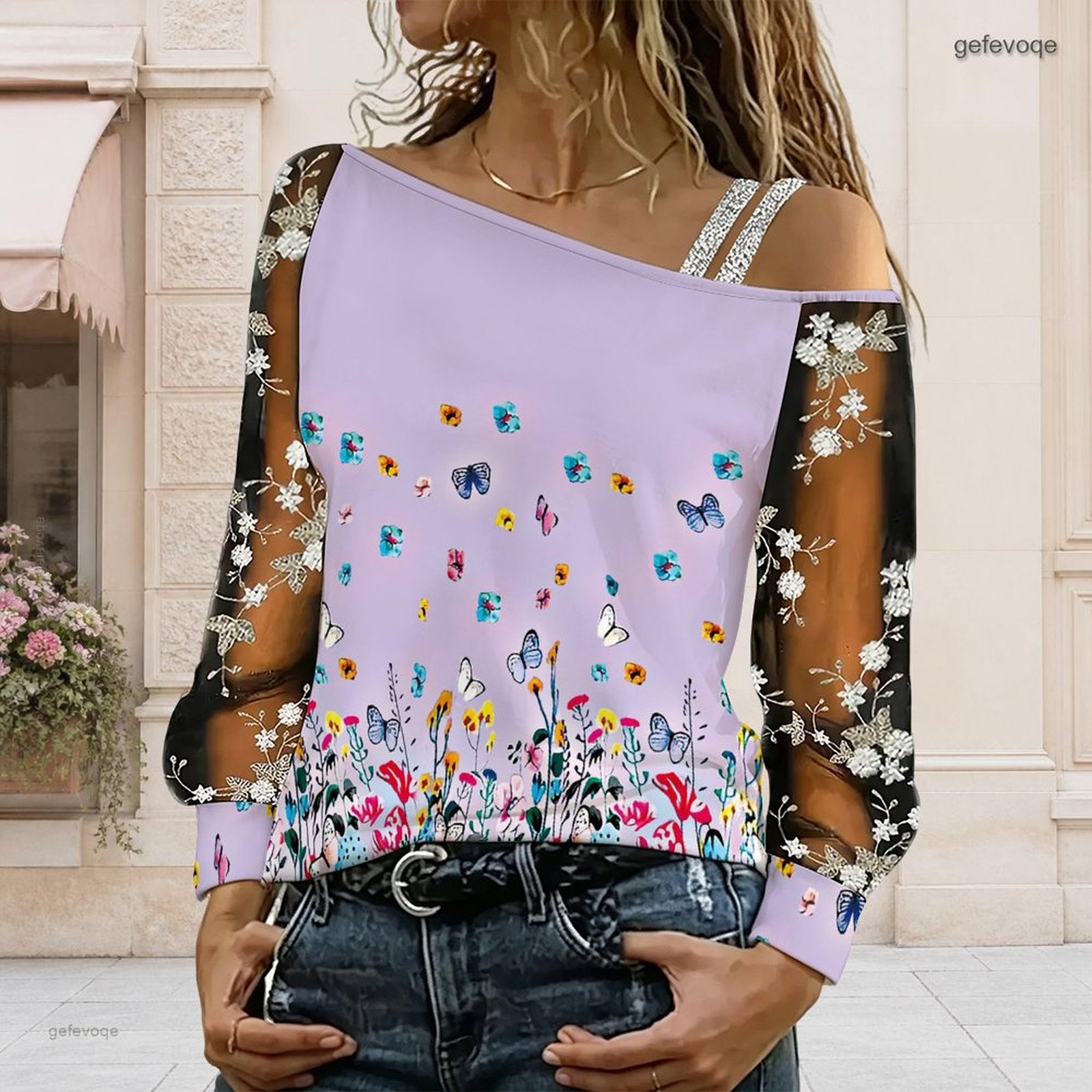Women Off Shoulder Blouse Asym - Blouse Off Shoulder review and price