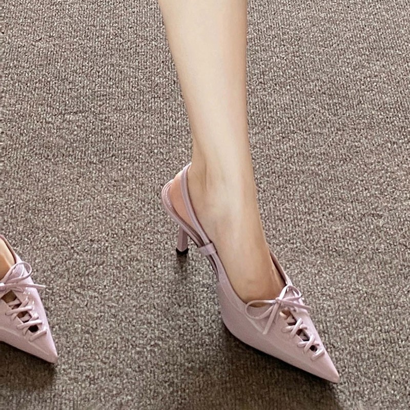 European-style Pointed-toe, Sl - Sandal Strappy Heeled review and price