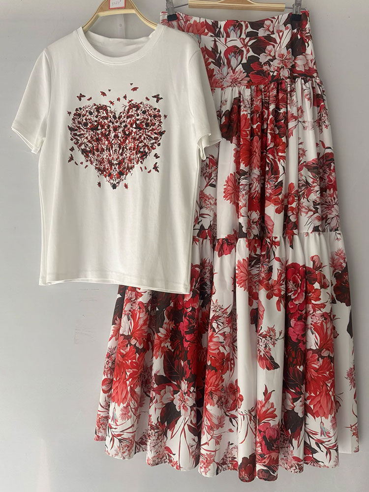 2026 New Summer Women  Floral  - Midi Skirt Floral review and price