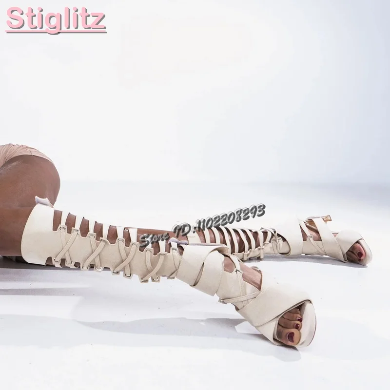 Retro Cross-tied Roman Sandals - Sandal Strappy Heeled review and price