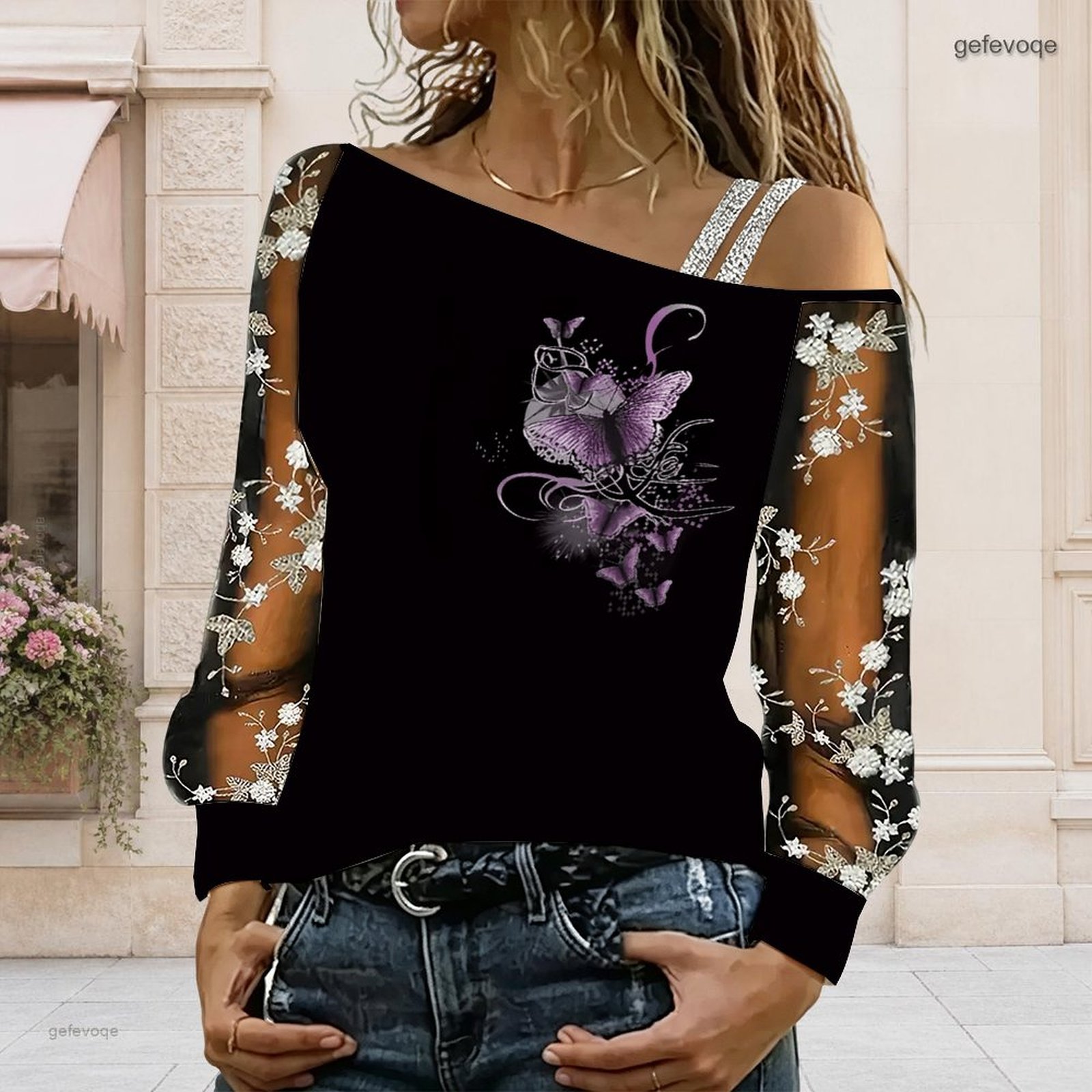 Women Off Shoulder Blouse Asym - Blouse Off Shoulder review and price