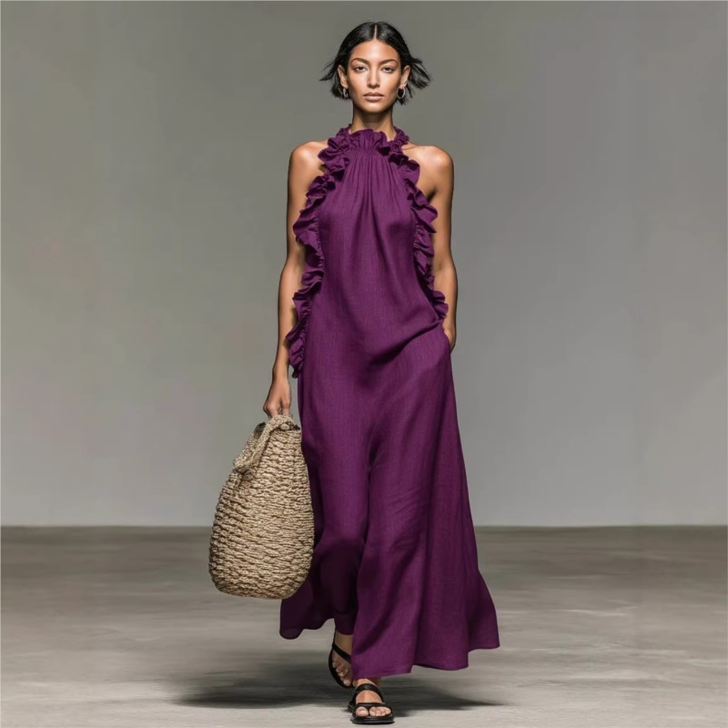 Customization Women's Sexy Hal - Maxi Dress Halter review and price